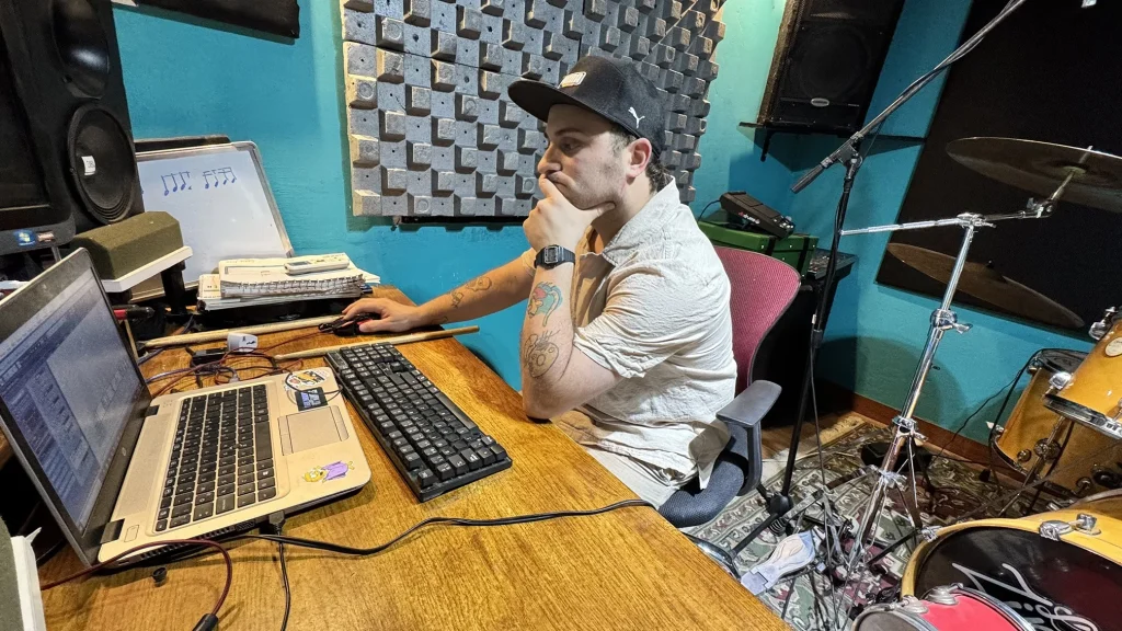 Send your song to record custom drum tracks